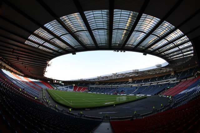 A general view of Hampden ahead of the Premier Sports Cup semi-final between Rangers and Hibs