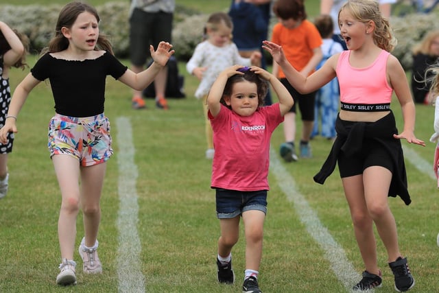 These youngsters took part in the sporting events in the park. Photo by Joe Gilhooley LRPS.