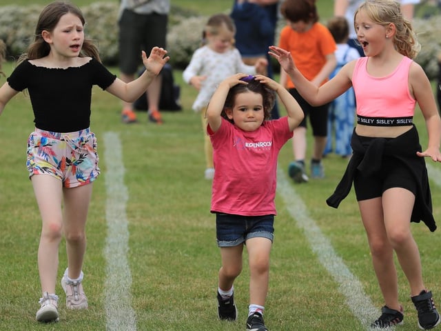 These youngsters took part in the sporting events in the park. Photo by Joe Gilhooley LRPS.