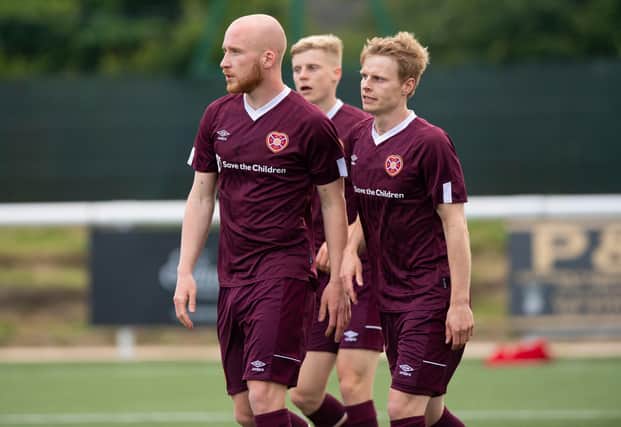 Liam Boyce was on the score sheet as Hearts drew with Ayr United. (Photo by Mark Scates / SNS Group)