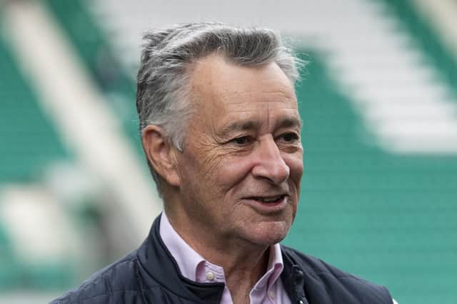 Hibs majority shareholder Ron Gordon has died at the age of 68. Picture: Mark Scates / SNS