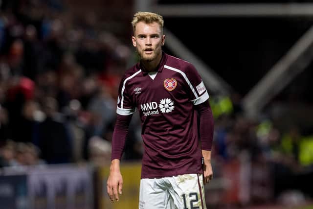 Hearts defender Nathaniel Atkinson is finding his feet in Scotland.