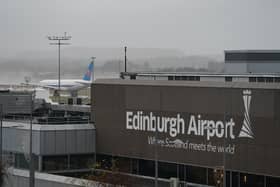 Edinburgh Airport suspended several flights on Thursday morning while repairs were carried out on a “small break up” on the runway.