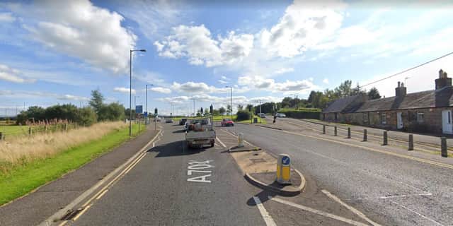 The man was hit on the A701 near Gowkley Moss roundabout