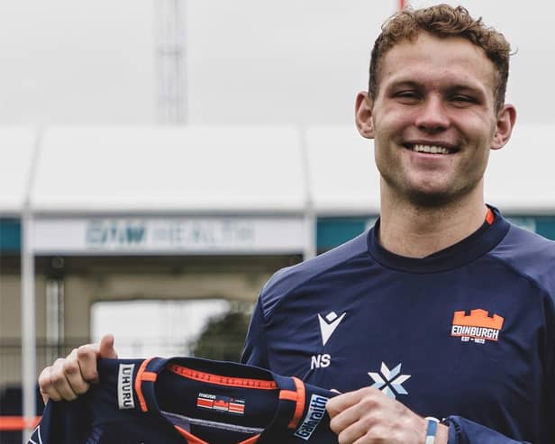 Edinburgh Rugby academy graduate Nathan Sweeney has signed his first pro deal.