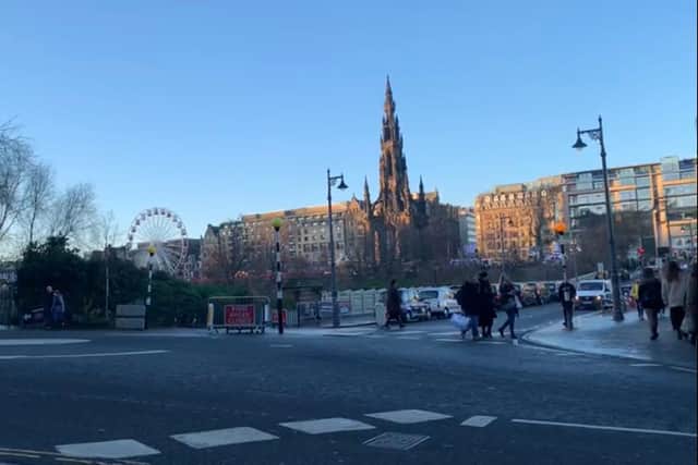While Nicola Sturgeon urged Scots to stay at home, many flocked to Edinburgh's Christmas market