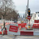 Tram works saw Edinburgh's Princes Street closed for months on end.  Picture: Neil Hanna.