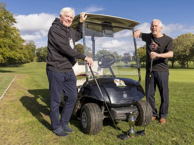 John Blackley and Gary Mackay help to promote the inaugural Auld Reekie Cup.