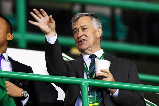 Hibs Owner Ron Gordon during a Ladbrokes Premiership match between Hibernian and Rangers, at Easter Road, on December 20, 2019. (Photo by Alan Harvey / SNS Group)