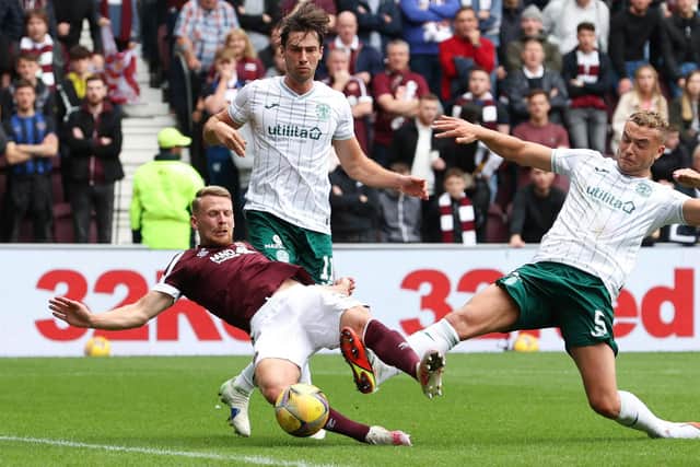 Kingsley was back in action against Hibs. (Photo by Alan Harvey / SNS Group)