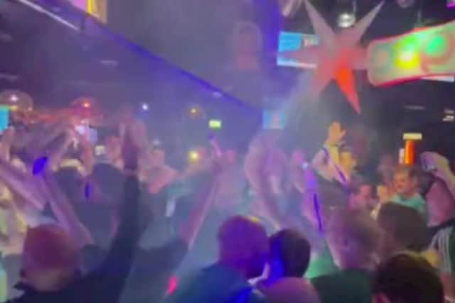 Hibs fans belted out yet another stirring rendition on Sunshine on Leith last night – but this time in a Birmingham nightclub rather than on the terraces of Easter Road.