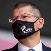 SPFL Chief Executive Neil Doncaster joined meeting with top tier clubs to discuss devastating impact of covid restrictions. Photo: Ross Parker / SNS Group