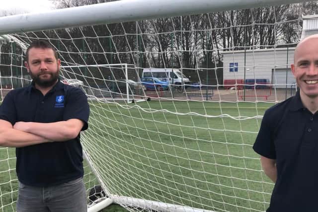 Two Edinburgh football coaches have teamed up to take the business world by storm