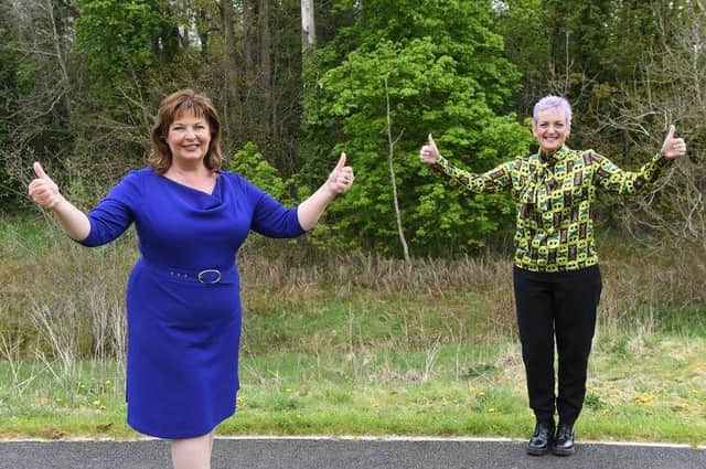 Fiona Hyslop and fellow SNP MSP Angela Constance welcomed the latest figures.