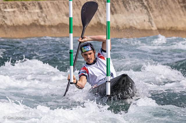 Bradley Forbes-Cryans is preparing for the Olympics (pic: British Canoeing/Kim Jones)