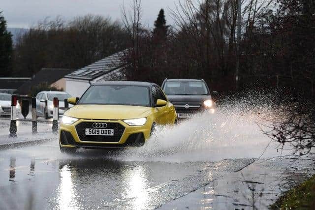 The Scottish Environment Protection Agency (SEPA) said any flooding impacts are most likely to include flooding to low-lying land and roads and individual properties.