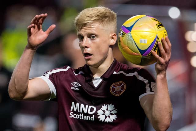 Alex Cochrane has the left wing-back slot his own in the Hearts team this season and feels the system suits him well