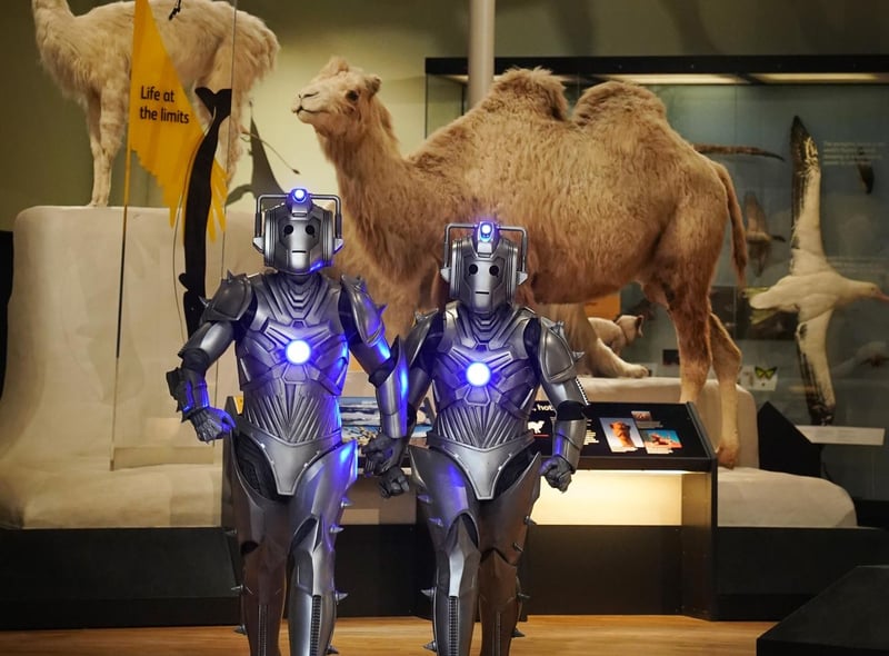 Cybermen patrol the National Museum of Scotland. Image: Stewart Attwood
