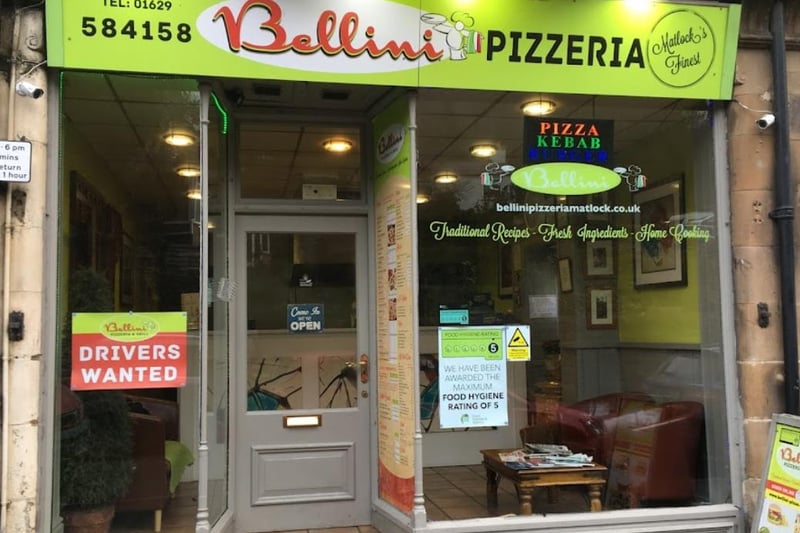 Bellini Pizzeria, 125 Dale Road, Matlock, DE4 3LU. Rating: 4.4/5 (based on 123 Google Reviews). One of the nicest pizzas I've ever had, really friendly team and they were bang on time."