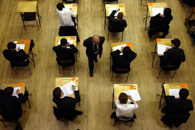 Exams in school assembly halls have been replaced by assessments in classrooms. (Picture: David Jones/PA)