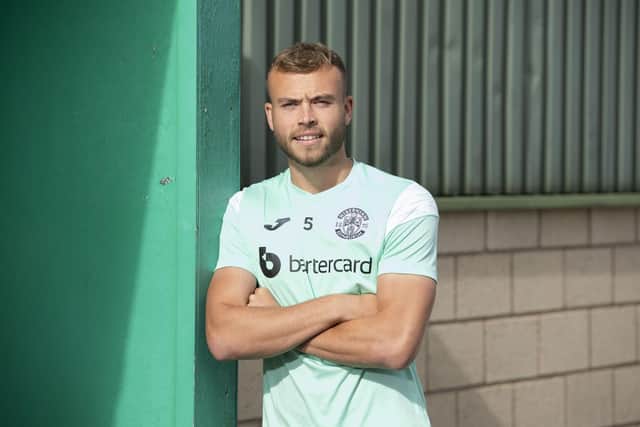 Ryan Porteous pictured at the Hibernian Training Centre