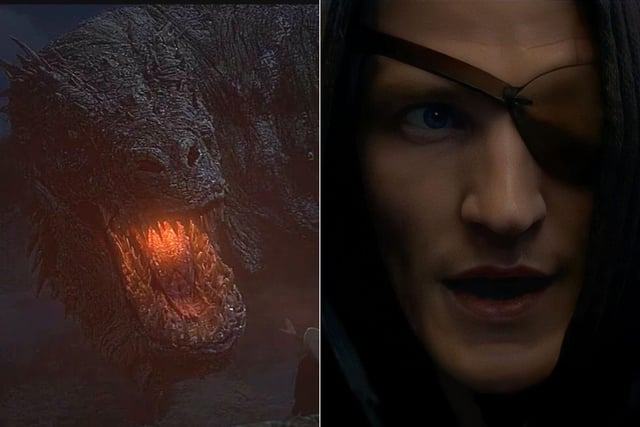 Vhagar is one of the three legendary dragons who first conquered Westeros, alongside Balerion and Maraxes. In House of the Dragon she is the largest and most powerful dragon alive. She is ridden by Laena Velaryon (Savannah Steyn) and Aemond Targaryen (Leo Ashton/Ewan Mitchell)