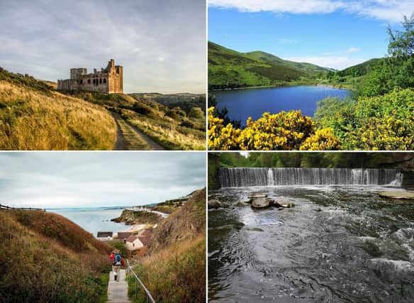 Some of the spectacular scenery you can see on walks in and around Edinburgh.