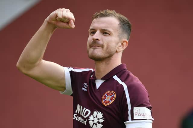Hearts' Andy Halliday is out of contract at the end of the season. Picture: SNS