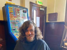 Barman Craig Ritchie spent two years growing his hair