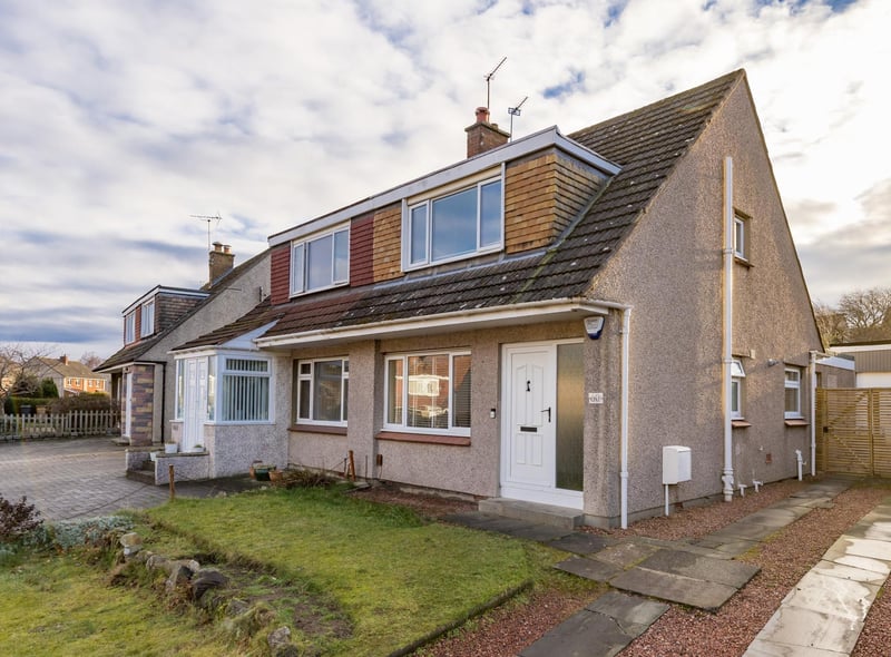 This three bedroom semi-detached property is on the market now at offers over £345,000.