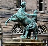 Alexander taming Bucephalus