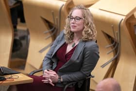 Scottish Green party co-leader Lorna Slater is a minister in the Scottish Government following a deal with the SNP (Picture: Jane Barlow/WPA Pool/Getty Images)