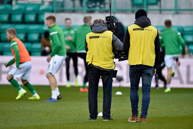 Hibs' Scottish Cup clash with Motherwell will be shown on Premier Sports. Picture: SNS