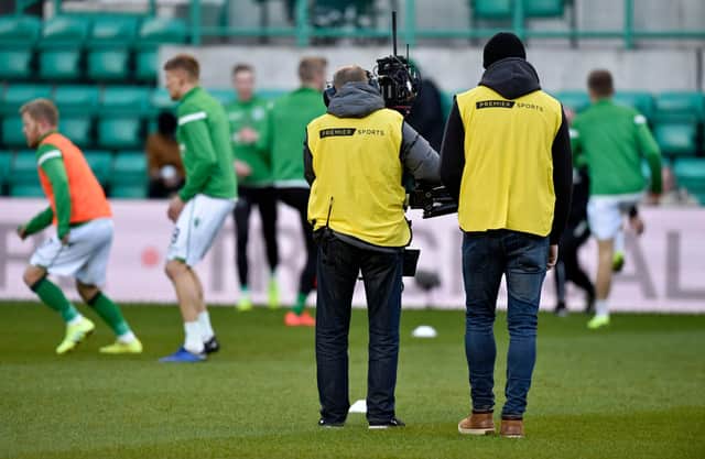 Hibs' Scottish Cup clash with Motherwell will be shown on Premier Sports. Picture: SNS