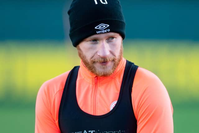 Hearts striker Liam Boyce is not yet fully fit after a calf problem.