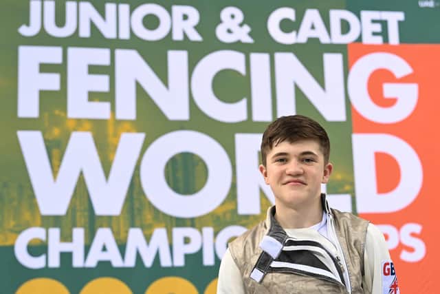 Edinburgh teenager Callum Penman is one of Britain’s rising talents in the men’s foil event