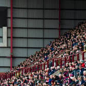 Hearts fans return to Tynecastle for the Premier Sports Cup clash with Cove Rangers. (Photo by Rob Casey / SNS Group)