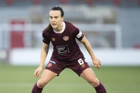 Ciara Grant recently signed a new deal with Hearts. (Photo by Ewan Bootman / SNS Group)