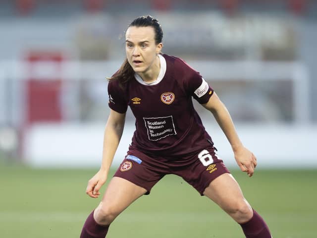Ciara Grant recently signed a new deal with Hearts. (Photo by Ewan Bootman / SNS Group)