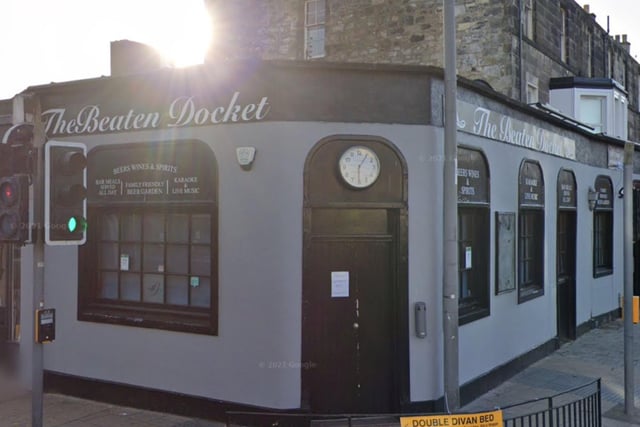 The Beaten Docket in Portobello High Street is a friendly pub serving homely food with a wee pub garden out the back.