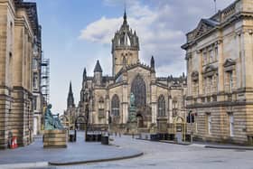 St Giles Cathedral will host the national service of thanksgiving and dedication marking the coronation of King Charles III.  Picture: Mark Scates / SNS Group.
