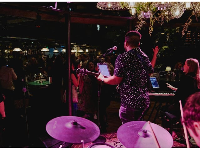 Guests at The Botanist's launch party were treated to some live music.