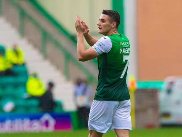 Hibs midfielder Kyle Magennis has been backed to win a Scotland cap (Photo by Ross Parker / SNS Group)