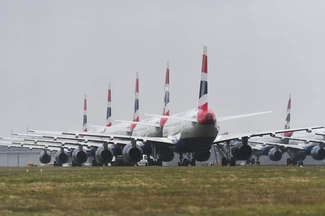 British Airways was hit badly by the pandemic, along with the rest of the global airline industry, but has recently seen some signs of a recovery. Picture: John Devlin