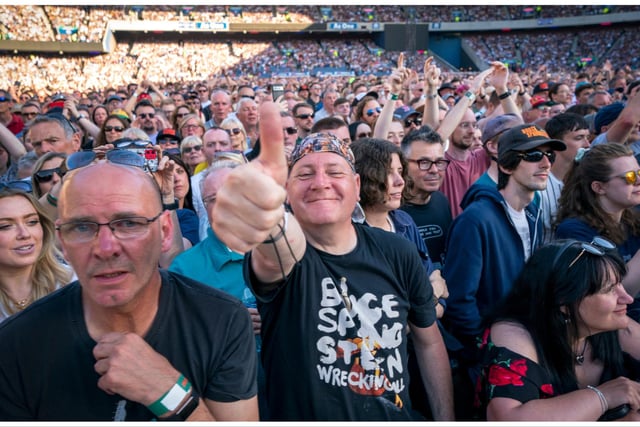 Bruce Springsteen's fans all seemed to have a great time as the music legend put on another amazing show in Edinburgh.