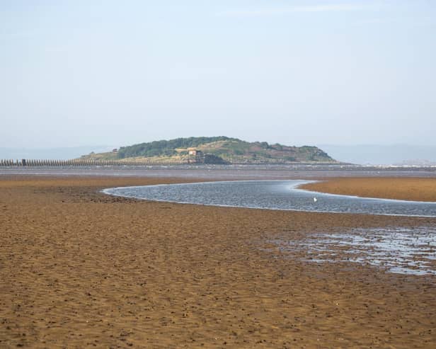 Cramond Beach is a perfect place for a tranquil walk