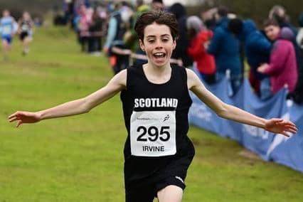 The Scottish Inter-District cross country championships at Irvine saw Team East Lothian win four team golds with individual triumph for Howie Allison (under-13)