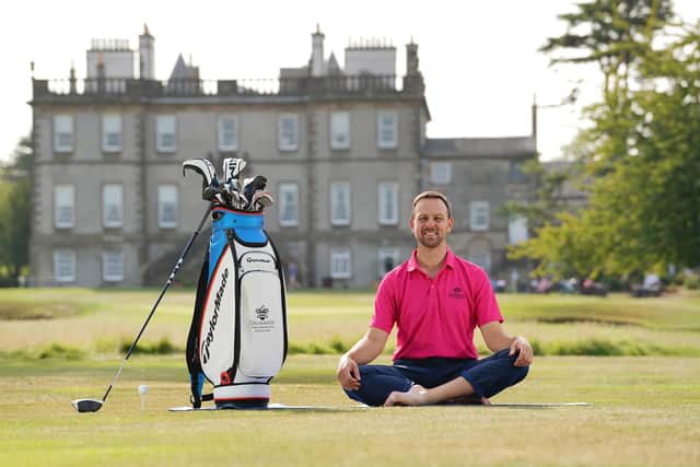 Scott Dixon, the PGA pro at Dalmahoy, is hosting the retreats at the Kirknewton venue. Picture: Stewart Attwood.
