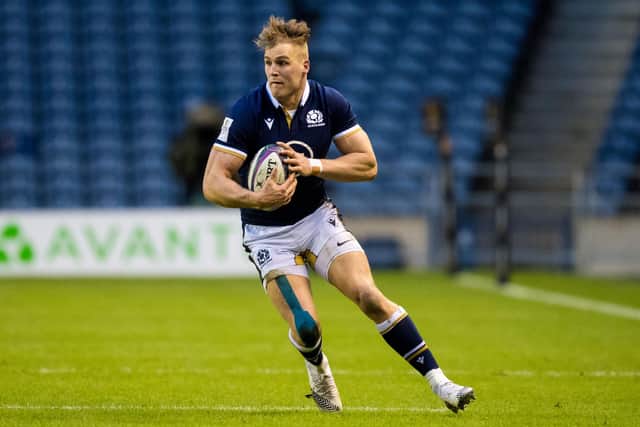 Pierre Schoeman has been impressed by Duhan van der Merwe's Scotland form and believes he's a contender for Lions selection. Picture: Ross Parker/SNS
