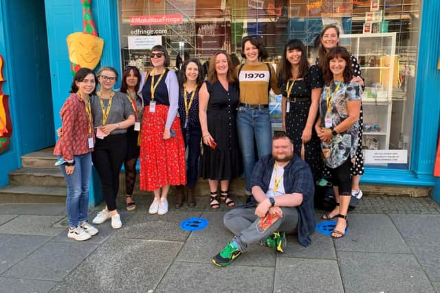 Fleabag creator and star Phoebe Waller-Bridge, the first ever president of Edinburgh Festival Fringe Society, stopped by to visit staff during her recent visit to the Scottish capital to see performances.